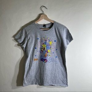 Lagunitas Beer Circus Graphic Tee - Sz Small - Gray - Womens